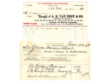 Early New York Area Business Letter Head