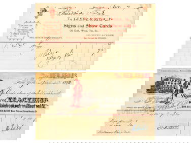Early New York Area Business Letter Head