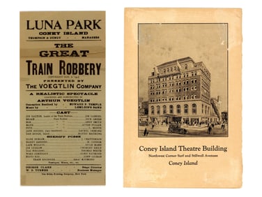 Scarce Coney Island Handbill & Brochure