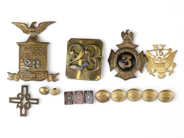 New York State Buckles, Buttons, Pins 23rd Reg't