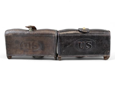 (2) Indian Wars McKeever Cartridge Boxes
