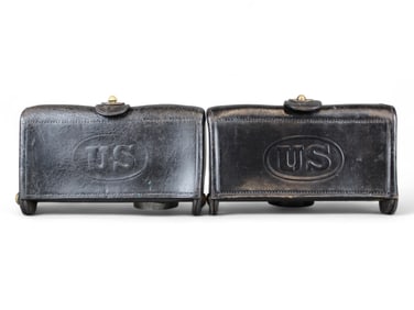 (2) Indian Wars McKeever Cartridge Boxes
