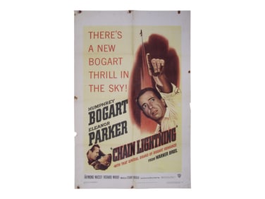 Chain Lightning (Warner Brothers, 1949). One Sheet