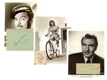 Celebrity Autograph Collection
