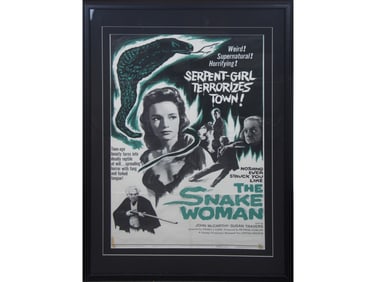 The Snake Woman, (United Artists, 1961) One Sheet
