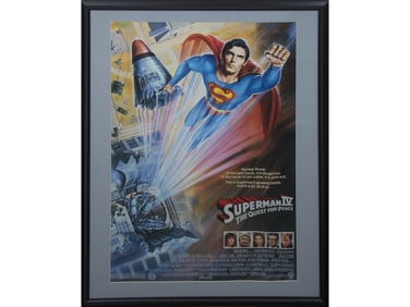 Superman IV (Warner Bros, 1987) One Sheet