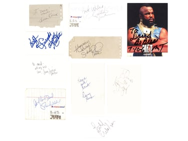 Celebrity Autograph Collection