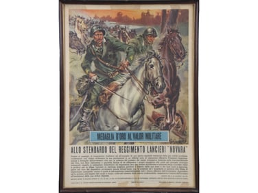 Giulio Bertoletti, Offset Poster "Novara" Lancers