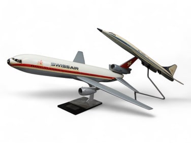 (2) Desk Model Airplanes