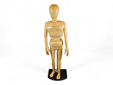 4 Foot Tall Wooden Artist's Articulated Mannequin