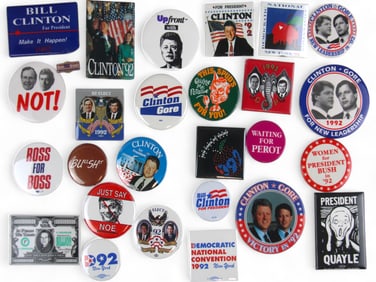 Lot of 21st Century Political Buttons