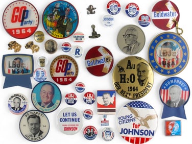 Political Button Lot