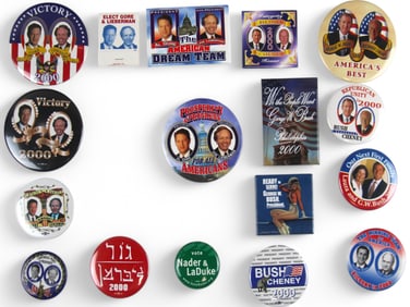 21 St Century Political Button Lot