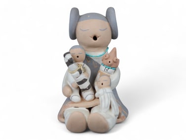 Stella Teller Isleta Pottery Storyteller