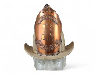 Cairns High Eagle Fire Helmet 1830, Pottsville, PA