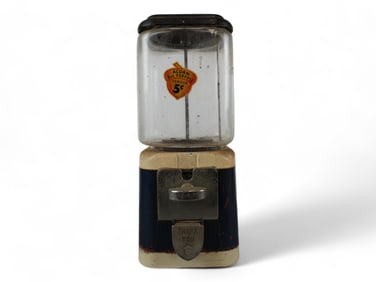 5 Cent Acorn Gumball Machine