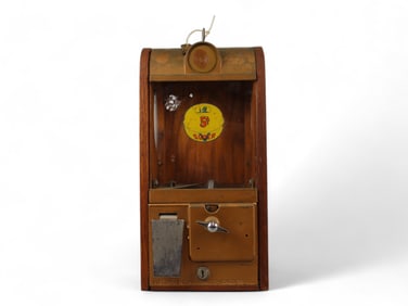 Early 5 Cent Victor Gumball Machine