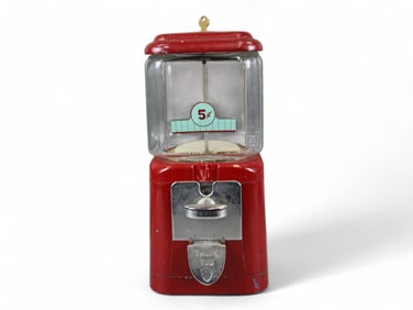 Oak Mfg. Co 5 Cent Gumball Machine