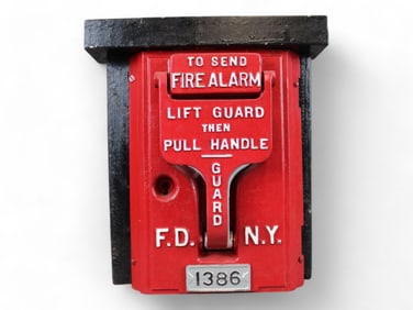FDNY Cast Iron Fire Alarm Call Box