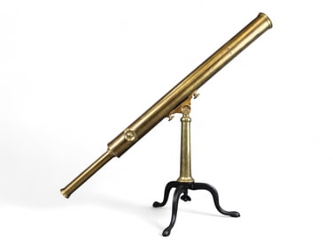 Antique Broadhurst Clarkston & Co Brass Telescope