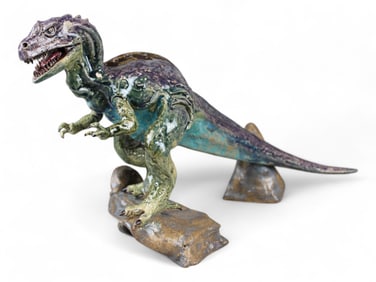 Joseph Gubocki Ceramic Dinosaur Sculpture