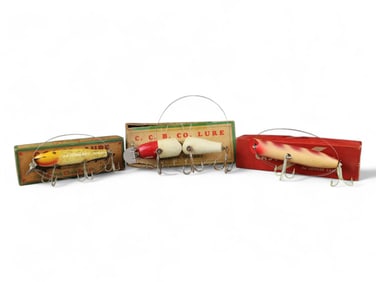 (3) Fishing Lures Creek Chubb & Stan Gibbs
