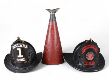 Firefighter High Eagle Helmets and Speaking Horn