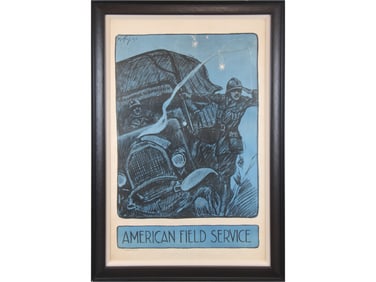 American Field Service Poster, Josef P. Nuyttens