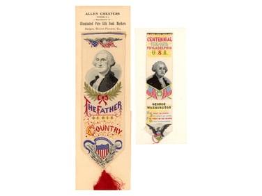 Political Ribbons and Stevengraphs