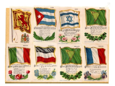 Collection of Cigarette Silks and Blankets