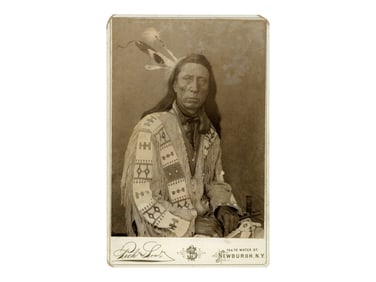 Jack Red Cloud Cabinet Card Photograph
