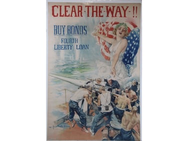 Howard Chandler Christy, Clear the Way WWI Poster