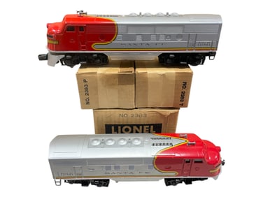 Nice Double Boxed Lionel 2383 SF F3s