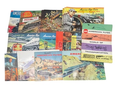 23 American Flyer Catalogs, 1942 to 1960s