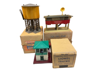 3 Boxed Lionel Accessories
