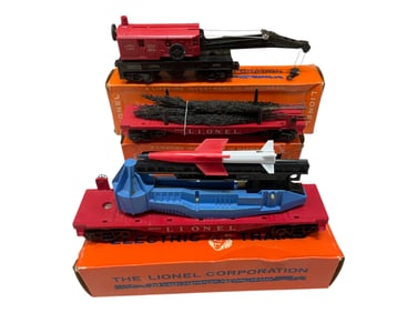 3 Late Boxed Lionel Freight Cars