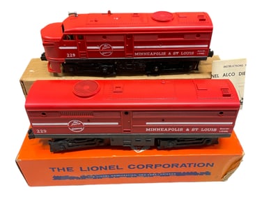 NMINT Boxed Lionel 229 M&StL Alcos