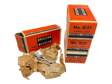 4 Boxed Lionel 812T Tool Sets