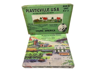 2 Plasticville Master Builder Kits