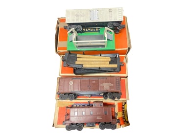 4 Boxed Lionel Early Freights