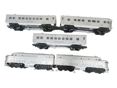 Nice 1953 Lionel 2033 UP Pass Set(1467W)