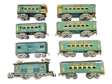 American Flyer Set & Passenger Cars