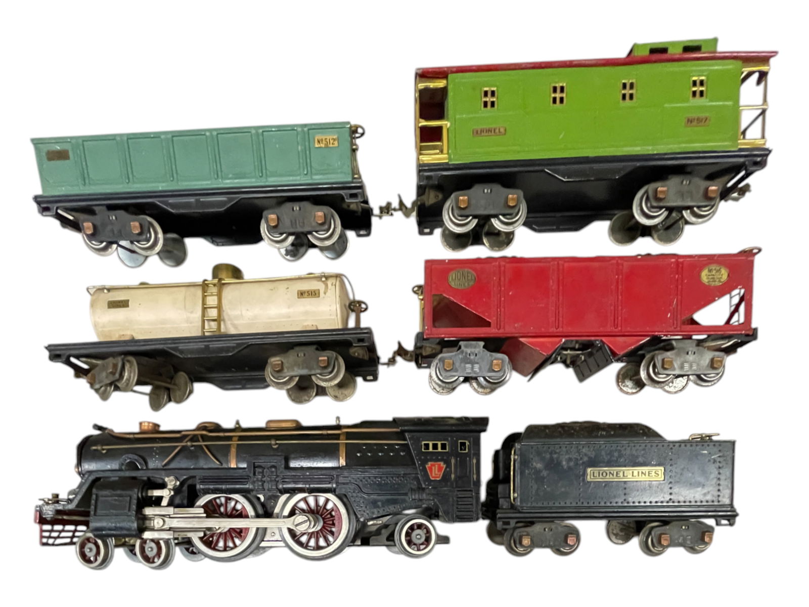 6pc Lionel 392E Steam Freight Set (1 of 4)
