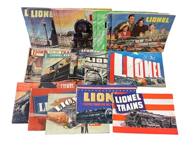 21 Original Lionel Catalogs & Brochures