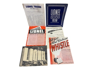 Unusual Lionel Paper Group