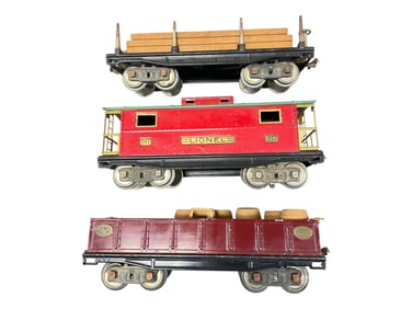 Lionel 211, 212 & 217 Freight Cars