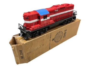 Boxed Lionel 2348 M&StL GP9 Diesel