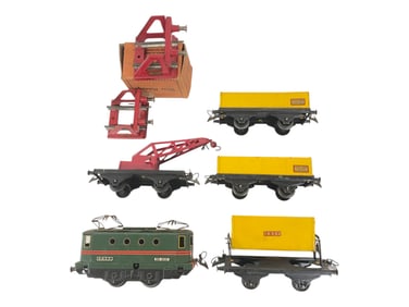 7pc French Hornby Work Train Set