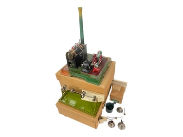 Boxed 1939 Marklin Stationery Steam Engine
