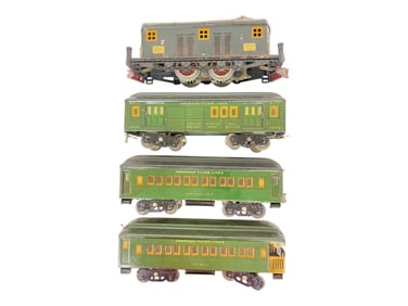 4pc American Flyer Passenger Set